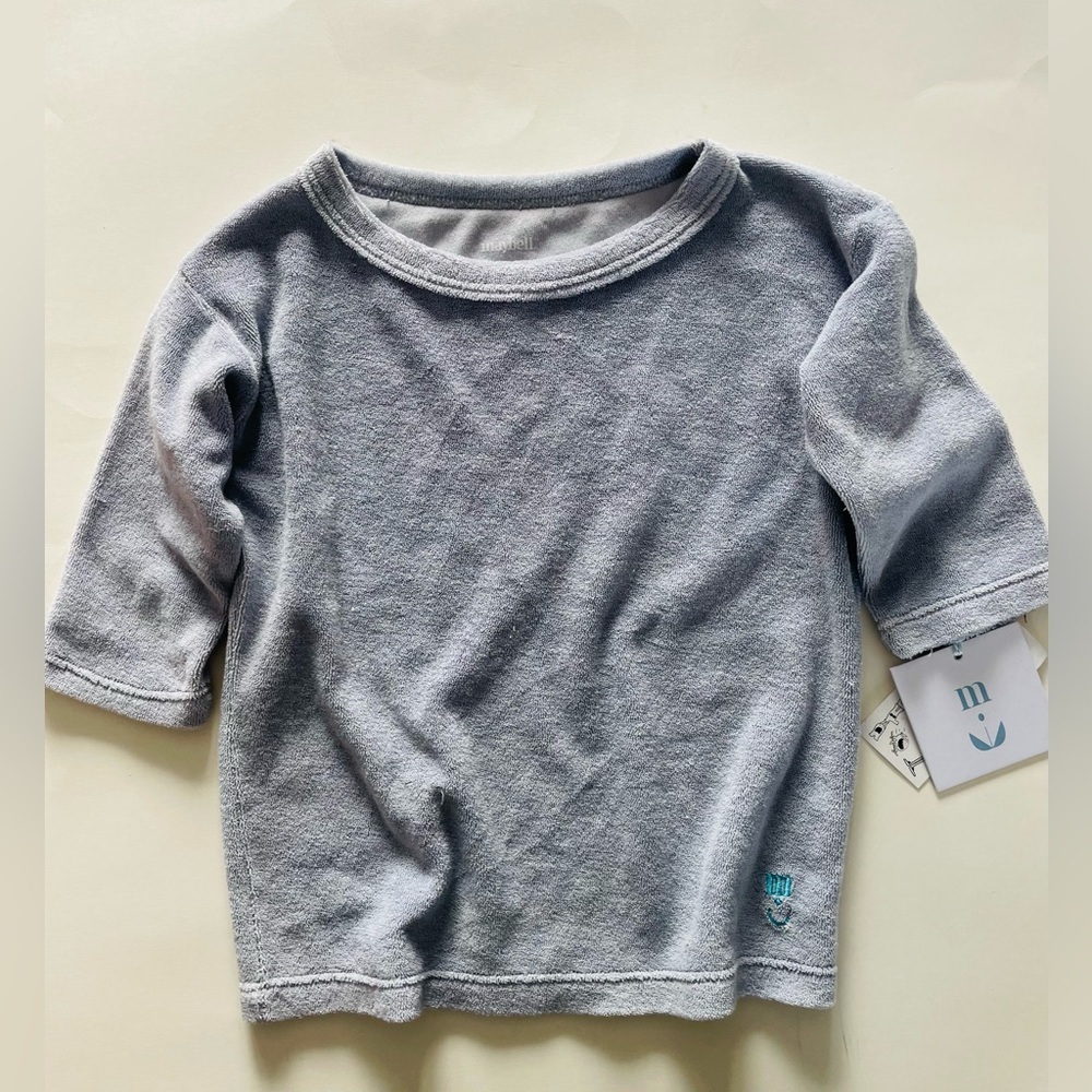 Maybell Blue Terry Shirt NWT